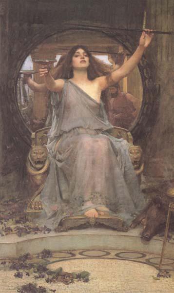 John William Waterhouse Circe offering the Cup to Ulysses (mk41) oil painting image